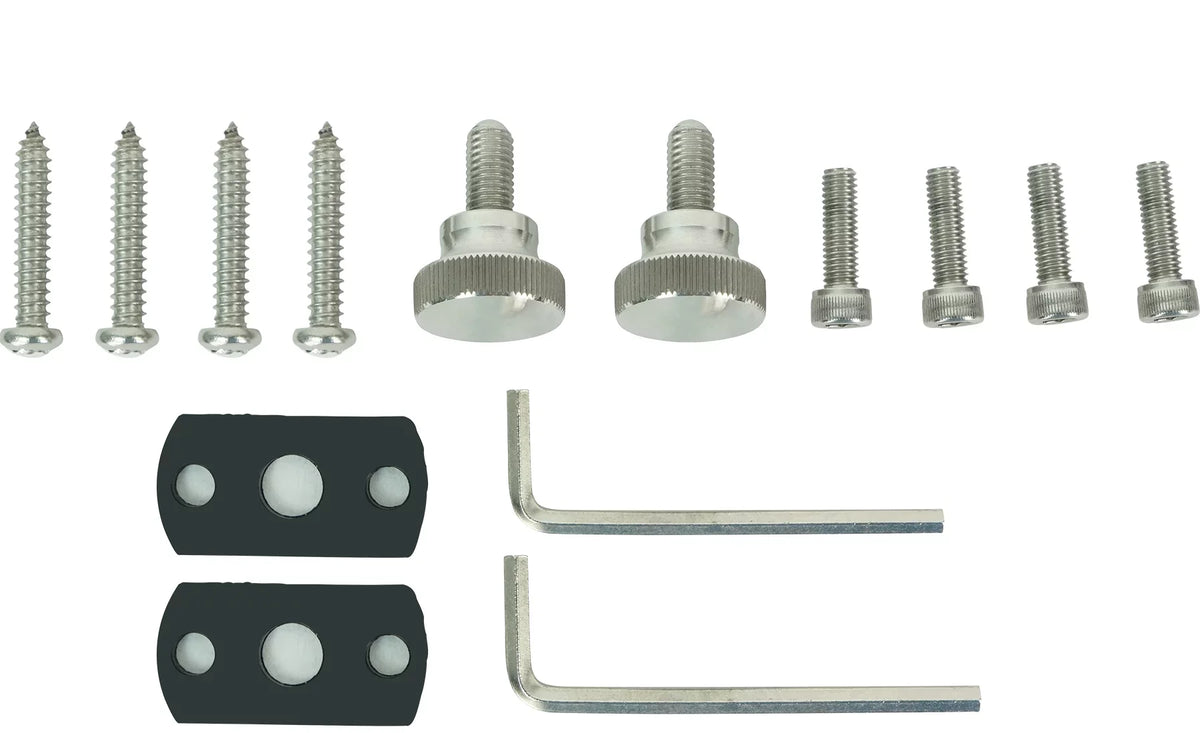 2) Rockville  5.25" 360° Swivel White Aluminum Surface Mount Speaker Pods