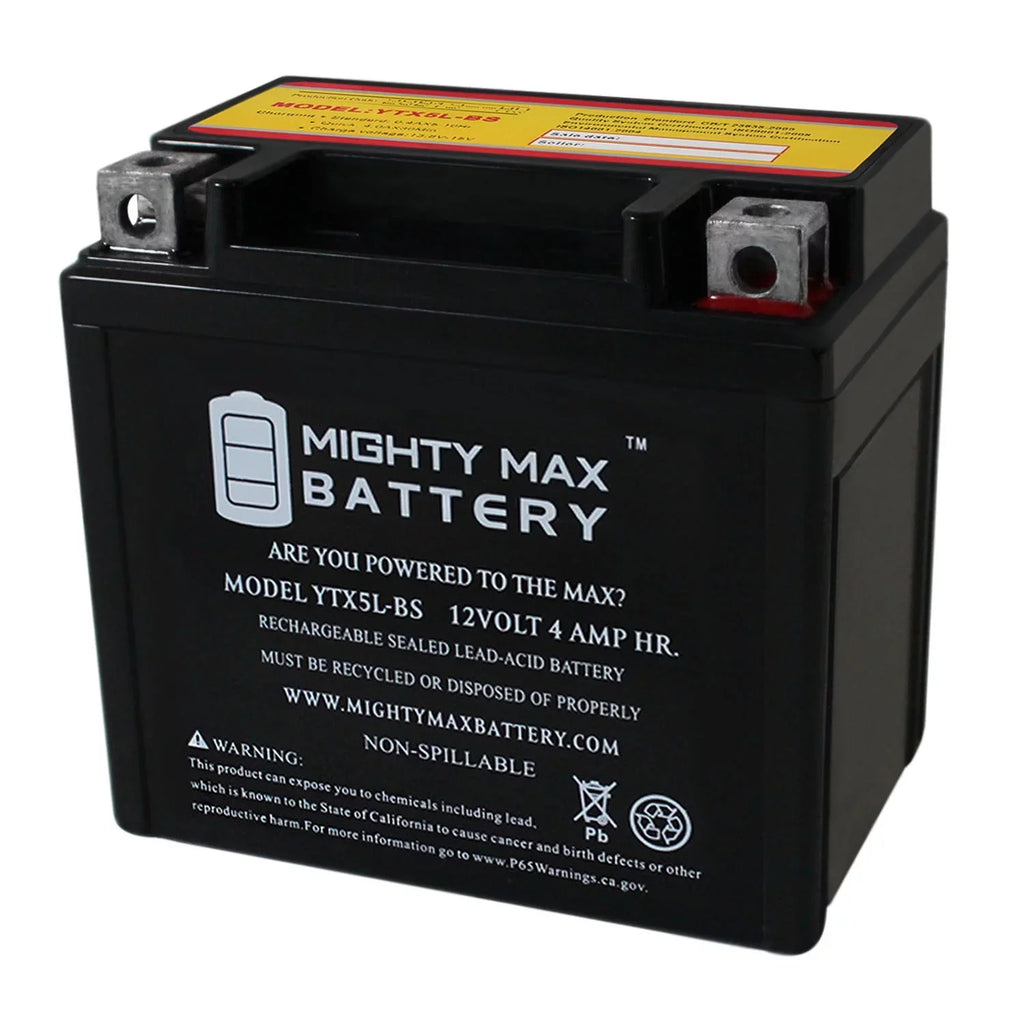 '- 12V 4AH Battery Replacement for Yamaha 230  05-20