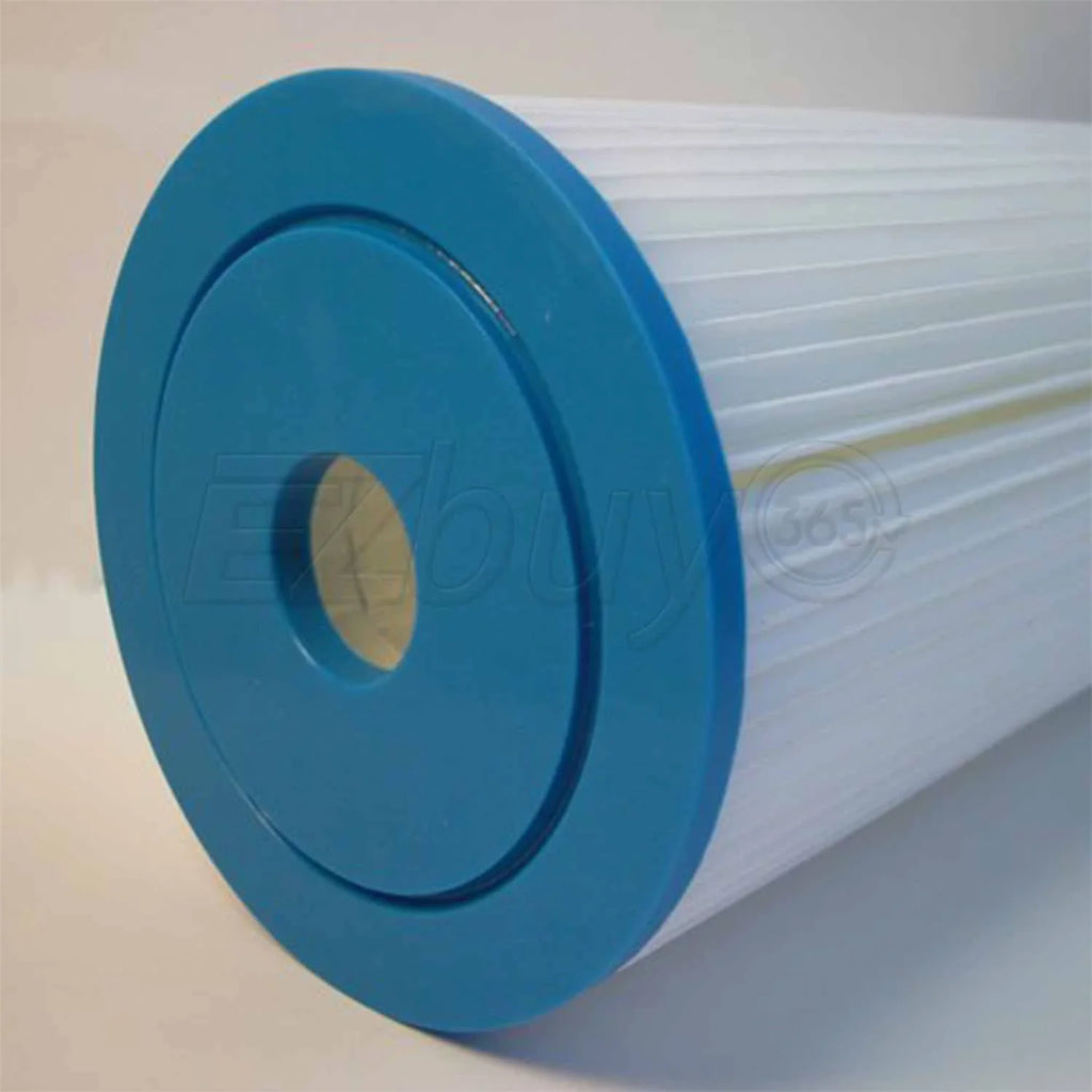 Big Blue Pleated Washable & Reusable Sediment Filter 5 Micron Amplified Surface Area, Removes Sand, Dirt, Silt, Rust, Extended Filter Life for 20" Big Blue Housing, by Ronaqua (Set of 4)