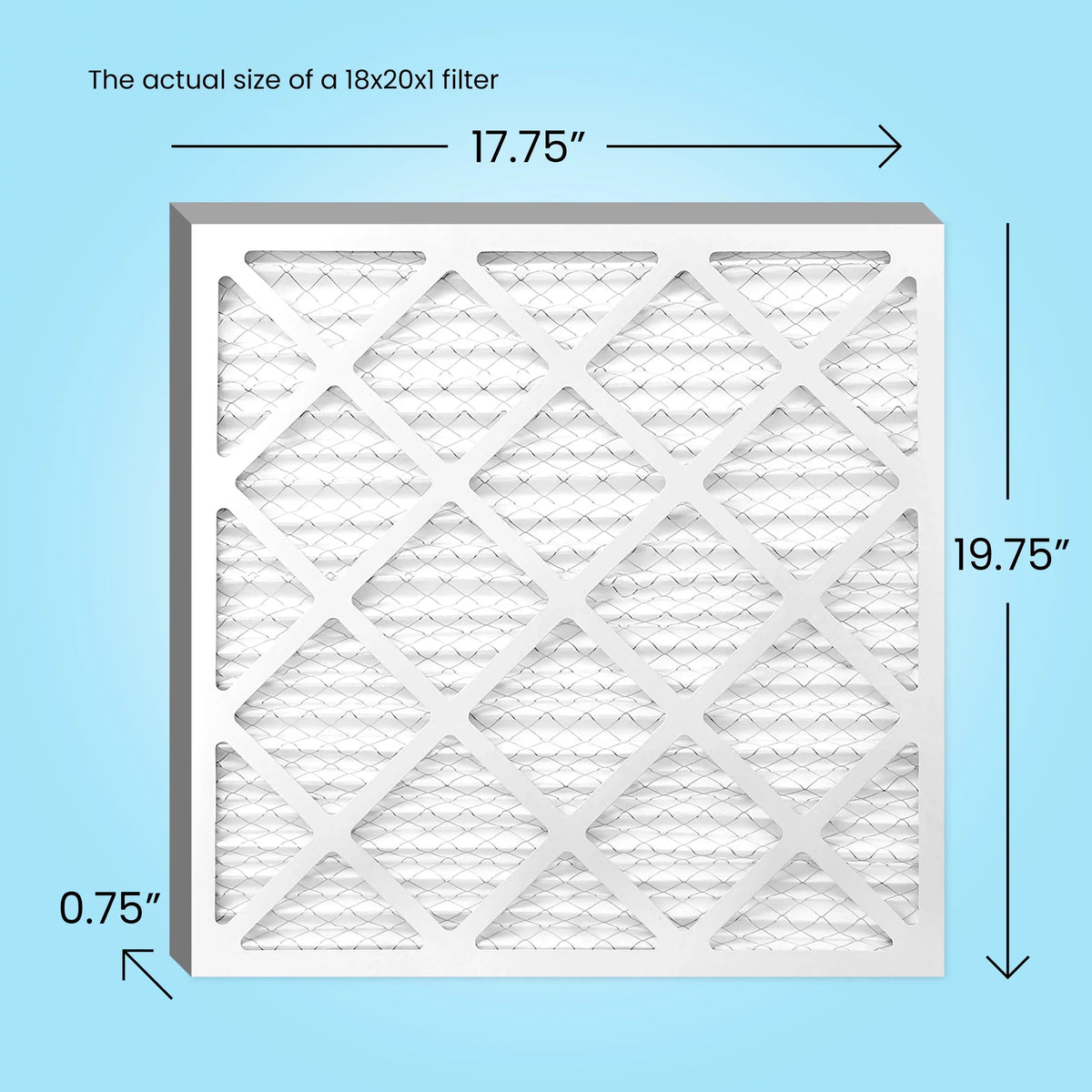 Mint Air, 18x20x1 Air Filter  8, Pleated   Furnace Filters (6 Pack)