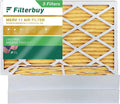 Filterbuy 16x25x4  11 Pleated   Furnace Air Filters (3-Pack)