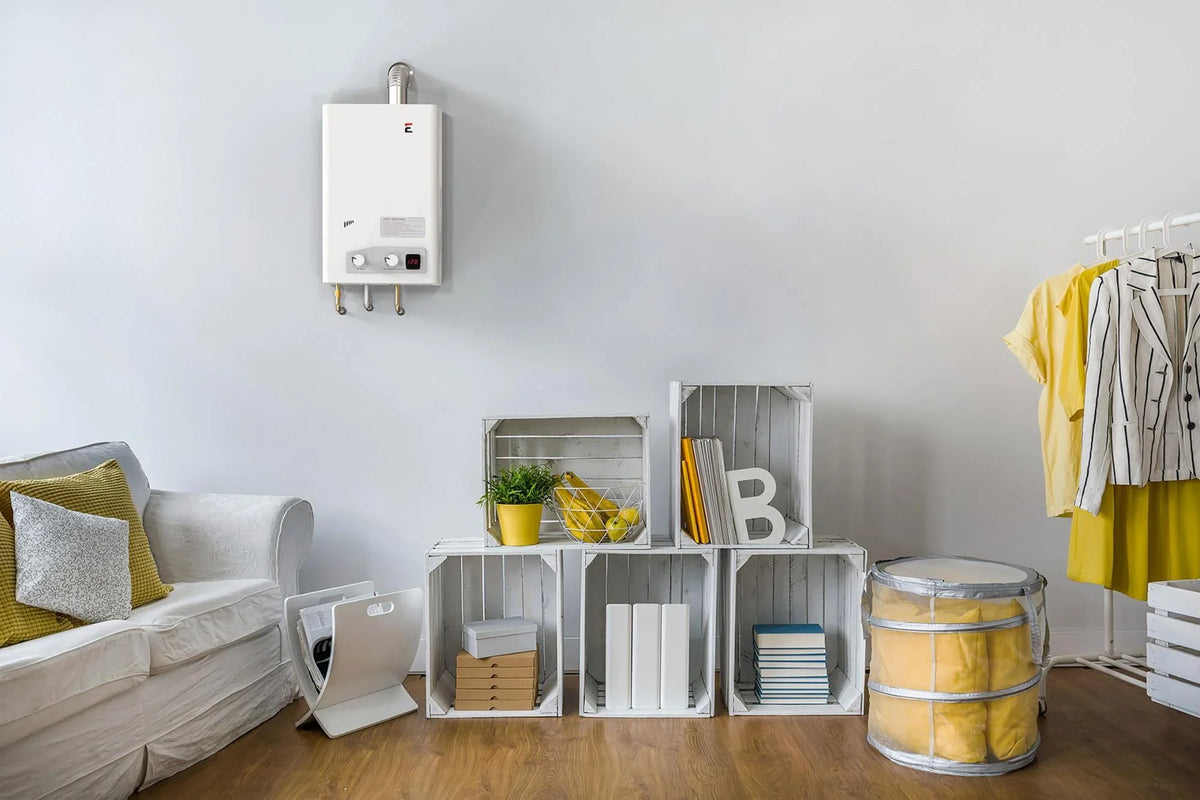 Eccotemp - Natural Gas Indoor Forced Vent Tankless Water Heater