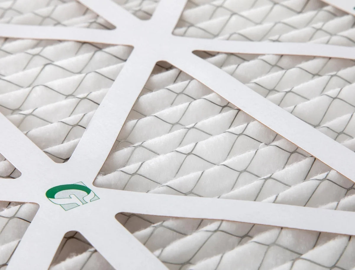 15x20x1  10 Pleated  Air Filters by Glasfloss. ( Quantity 5 ) Exact Size: 14-1/2 x 19-1/2 x 7/8