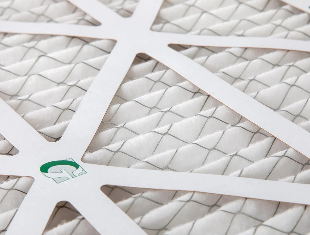 10x24x1  10 Pleated  Air Filters by Glasfloss. ( Quantity 5 ) Exact Size: 9-1/2 x 23-1/2 x 7/8