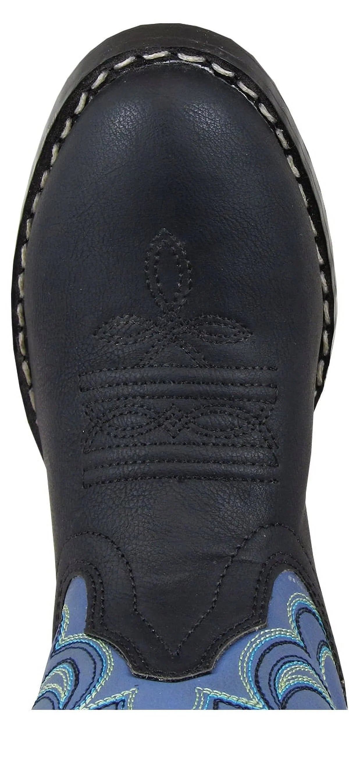 Smoky Mountain Kids Monterey Black and Blue Cowboy Boot