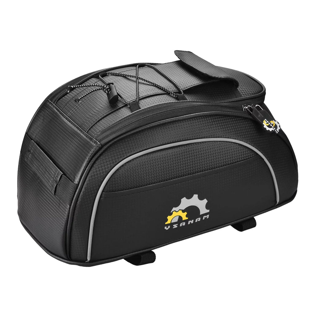 Waterproof Cycling Bicycle Insulated Cooler Bag  Bike Trunk Bag Rear Rack Bag Storage Luggage Carrier Bag Pannier