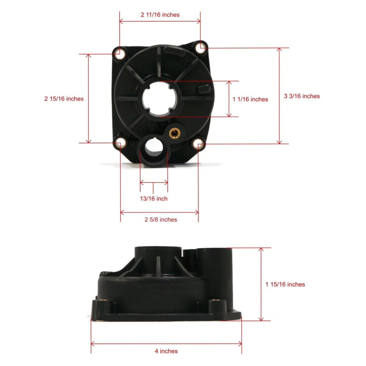 The  Shop | Water Pump Impeller, Housing Repair Kit For 1993 Johnson 65HP  Outboard