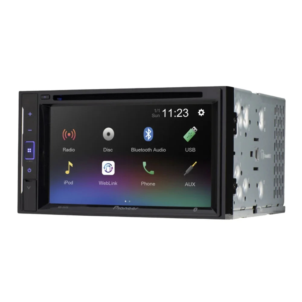 Bundle for 2005-2007 Dodge Durango / Pioneer Double  Car Stereo with Bluetooth/Backup Camera/Installation Kit/in-Dash / / 6.2"  Touchscreen Digital Media Receiver
