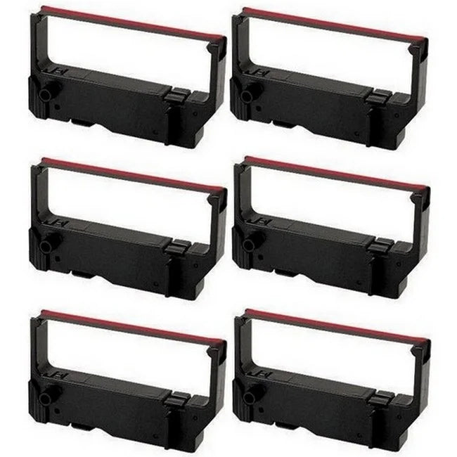 PrinterDash Compatible Replacement for Star-Micronics -200 Series/-235/-242/-292/-512/-200 Series/-212/-242/-500/-2000 Black/Red ... Printer Ribbons (6/) (30980113BR)
