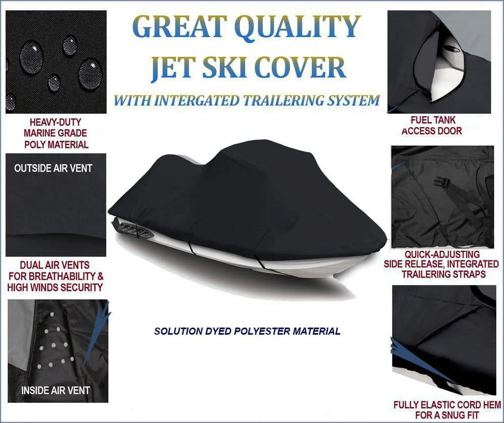 600  JetSki Cover Compatible for  Jet Ski Cover Kawasaki  750