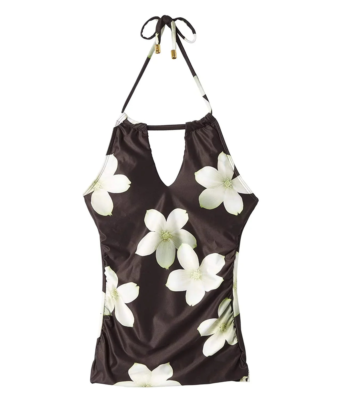 Lauren Ralph Lauren Womens Villa High Neck Floral Tankini Swim Top