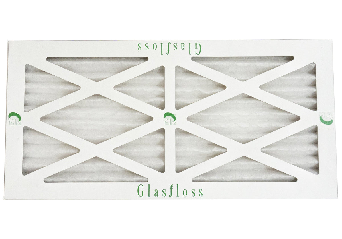 Glasfloss 10x18x1 -  10 -Qty:4 - Furnace Air Filter - Made in  (Actual Size: 9.5 x 17.5x7/8 inch)