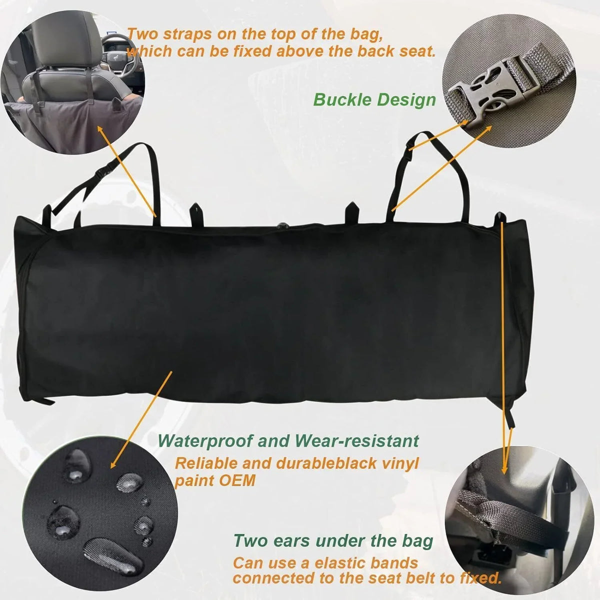 Soft Top Window Storage Bag for Ford Bronco Accessories 2021 2022