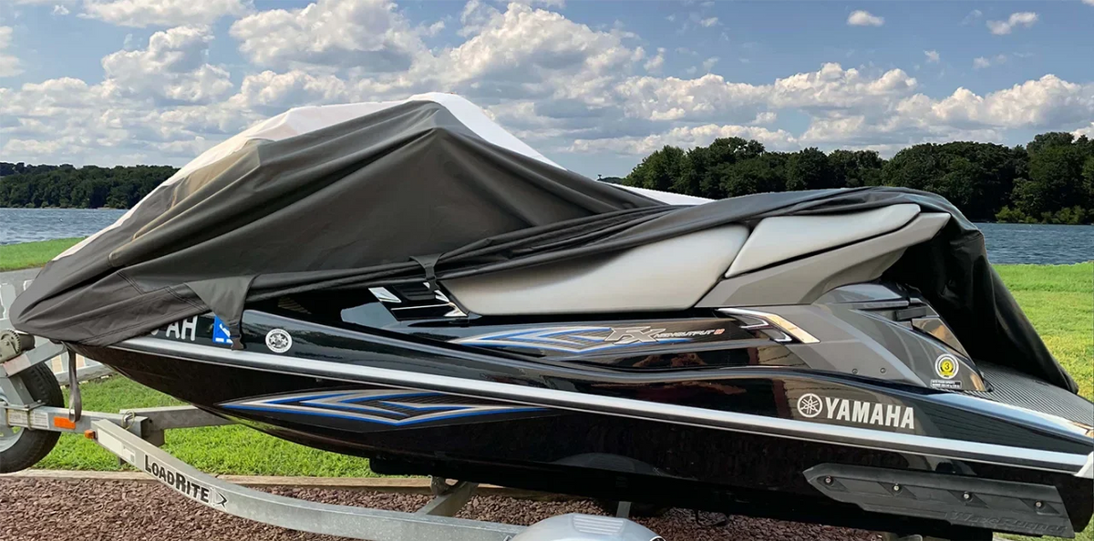 '-  600D   Cover Compatible for Sea Doo Sea-Doo  Di 2000-2003 Jet Ski Cover  Cover 2 Seater