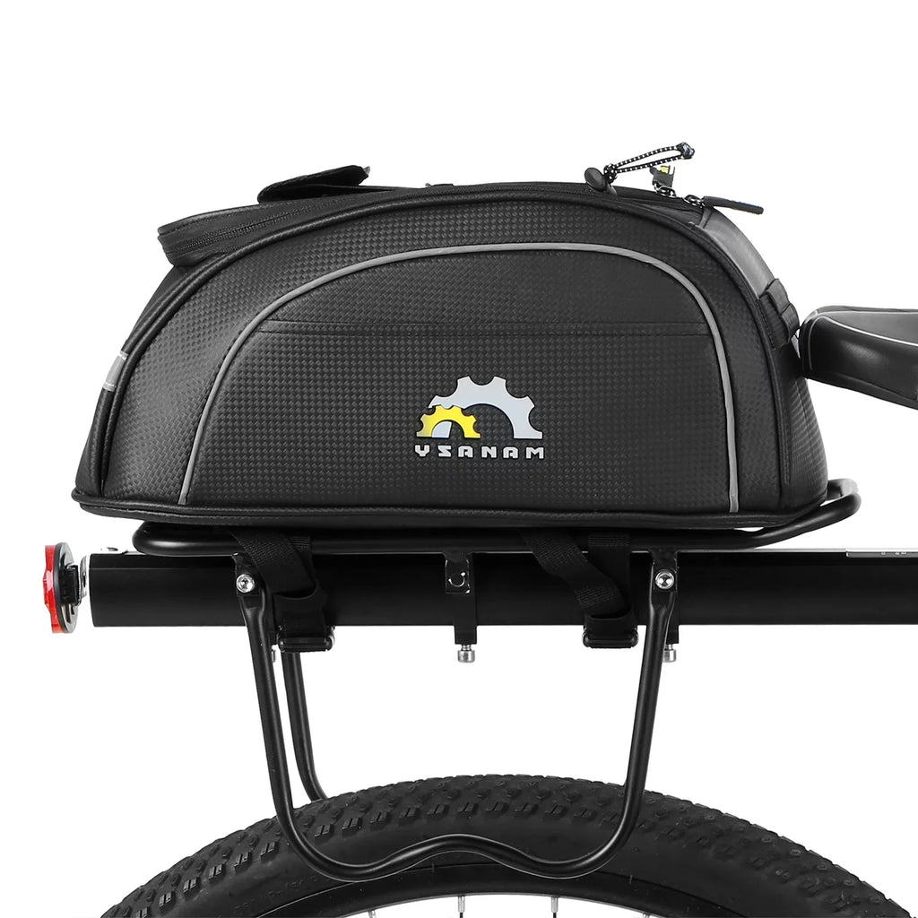 Waterproof Cycling Bicycle Insulated Cooler Bag  Bike Trunk Bag Rear Rack Bag Storage Luggage Carrier Bag Pannier