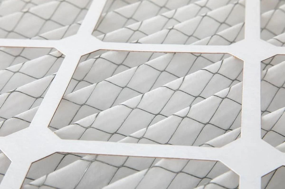 Glasfloss 12 Pack of 16" x 20" x 1"  10 Pleated Air Filters. Actual Size: 15-1/2" x 19-1/2" x 7/8"