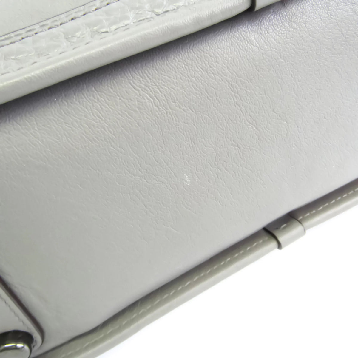 Pre-Owned Coach Womens Leather Handbag Shoulder Bag Gray (Good)
