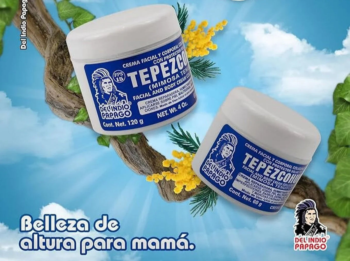 Del Indio Papago Tepezcohuite Day Cream (2oz) + Night Skin Cream (2 oz)   !! Tepezcohuite