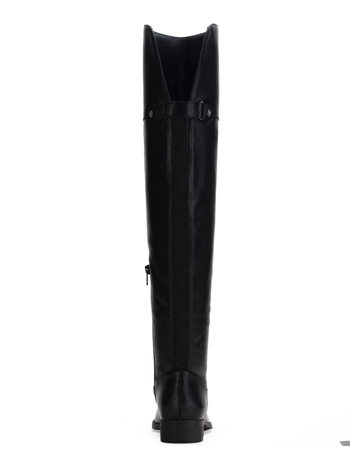 Womens Black Cushioned Gore Stretch Slip Resistant Allicce Round Toe Block Heel Zip-Up Dress Boots Shoes 7.5