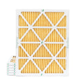 6 Pack of 18x24x1  11 Pleated Air Filters by Glasfloss. Actual Size: 17-1/2 x 23-1/2 x 7/8