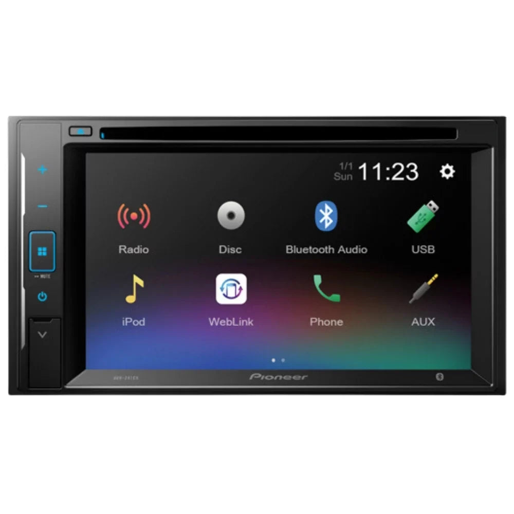 Bundle for 2005-2007 Dodge Durango / Pioneer Double  Car Stereo with Bluetooth/Backup Camera/Installation Kit/in-Dash / / 6.2"  Touchscreen Digital Media Receiver