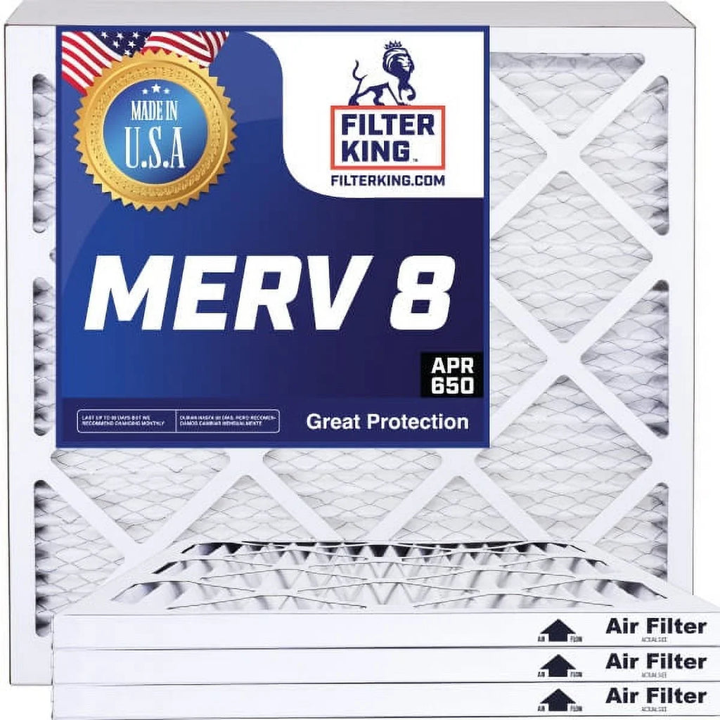 Filter King 12.5x33x1 Air Filter | 4- |  8  Pleated / Furnace Filters |    | Actual Size: 12.5 x 33 x .75"