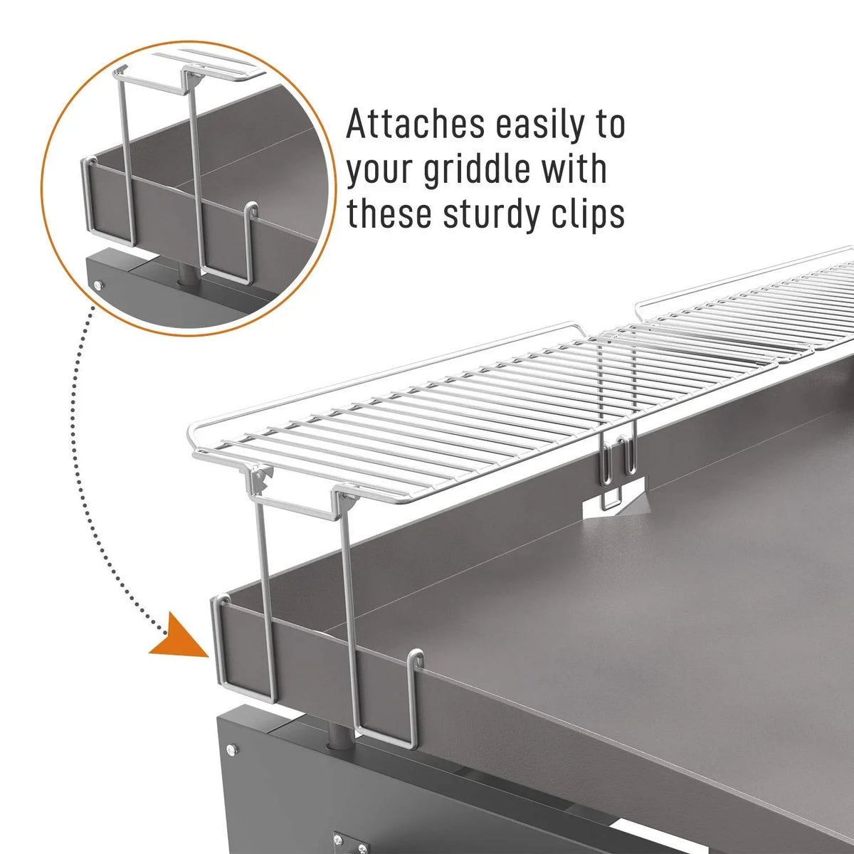 Yukon Glory 31.5" Stainless Steel Griddle Warming Rack Designed for Blackstone Griddles