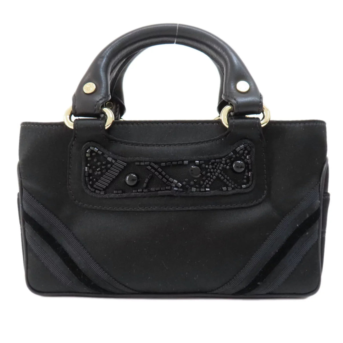Pre-Owned Celine boogie bag handbag satin ladies  (Good)