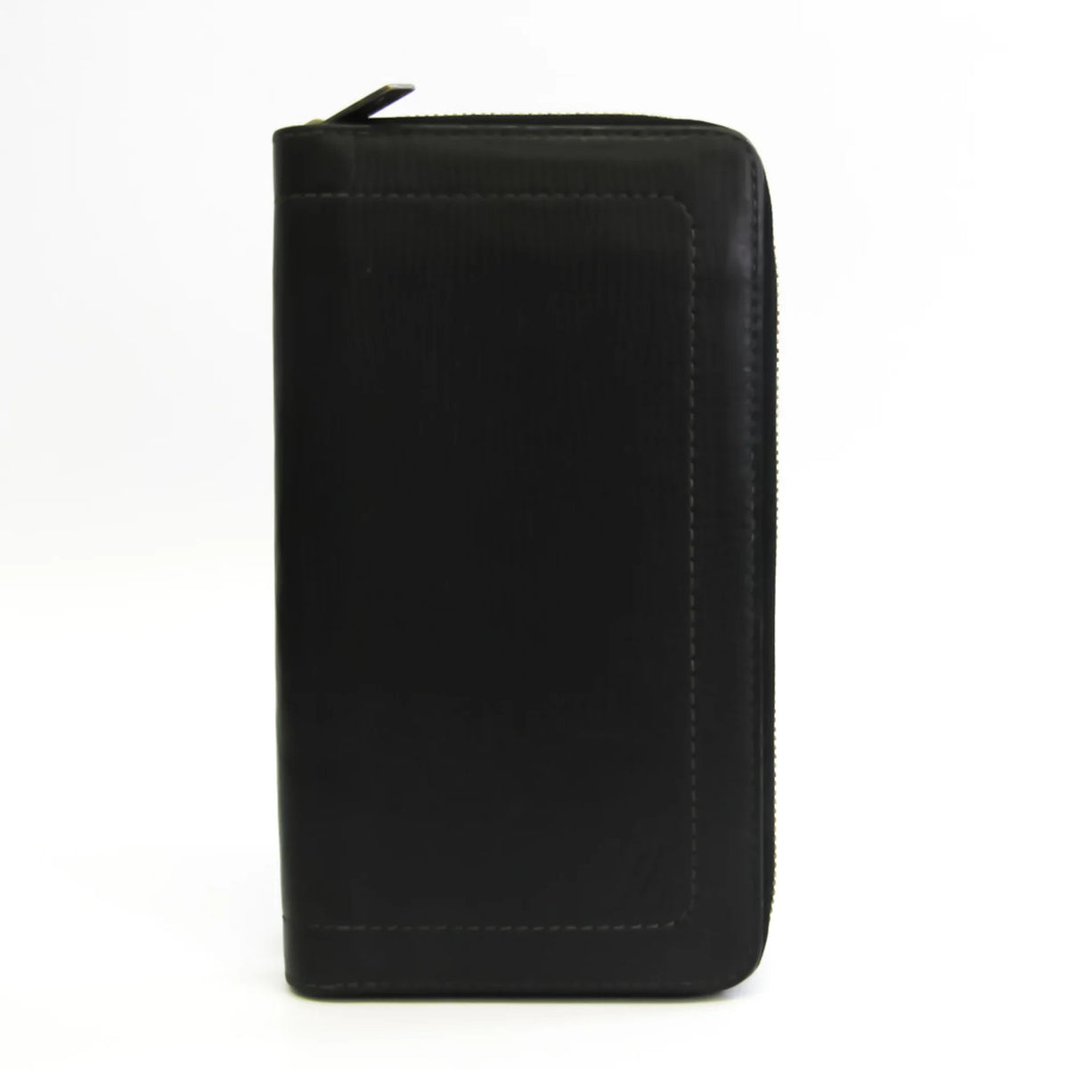 Pre-Owned Louis Vuitton Zippy Organizer  Men's Utah Leather Long Wallet (bi-fold) Basalt (Good)