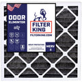 Filter King 16x18x1 Air Filter | 4- | Carbon  8  Pleated / Furnace Filters |    | Actual Size: 16 x 18 x .75"