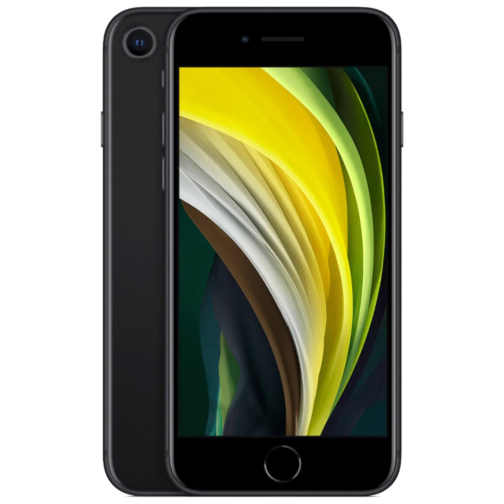 Pre-Owned Apple iPhone  2020 - 2nd Generation - 64GB - Black -   Unlocked - - 90 Warranty (Refurbished: Good)