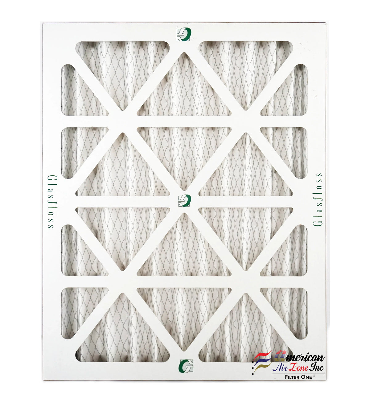 Glasfloss Air Filter 12x16x2 - 2"  10 - (Pack of 12) - Pleated  or  Air Filter - Furnace Air Filter - Home or Office - Made In The .
