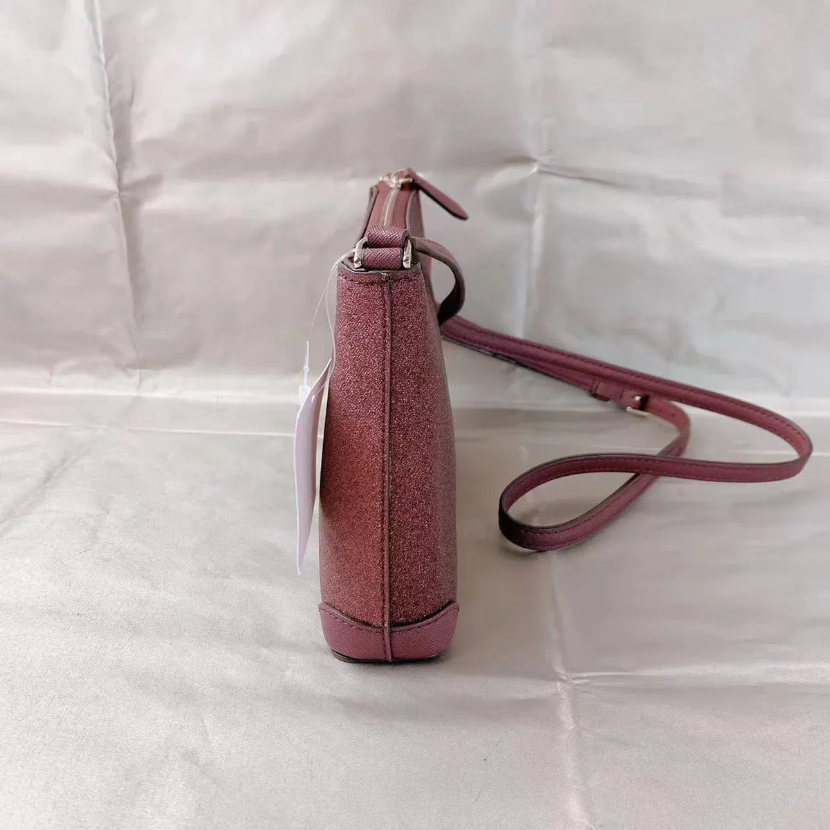 Kate Spade  Glitter Fabric CrossBody Bag In Deep Nova