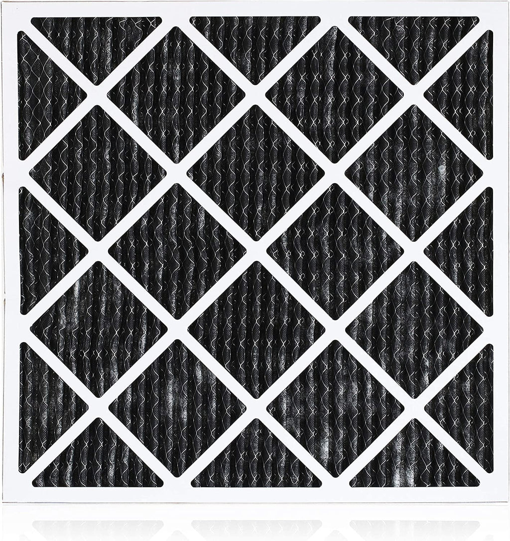 Filterbuy 18x18x1  8 Odor Eliminator Pleated   Furnace Air Filters with Activated Carbon (1-Pack)