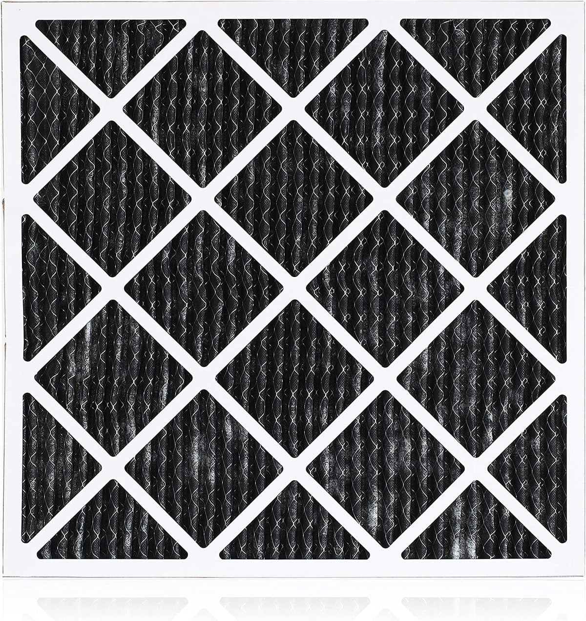 Filterbuy 18x18x1  8 Odor Eliminator Pleated   Furnace Air Filters with Activated Carbon (1-Pack)