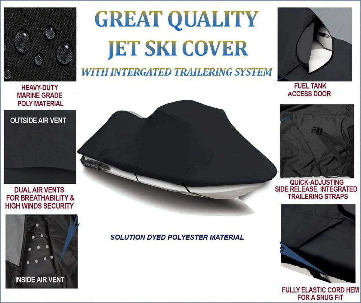 600  JetSki Cover Compatible for Sea Doo Sea-Doo  1990 1991 1992 1993 1994 1995 1996 1997 1998 1999 2000 Jet Ski Cover  Cover